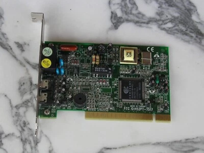 Conexant RH56D SP-PCI 56K Internal Fax Modem V90 retro computer internet router - Image 1 of 3