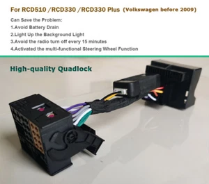MFSW Control Canbus gateway Simulator RCD330 plus For VW Jetta MK5 Passat - Picture 1 of 11