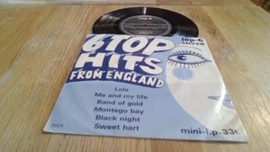 DAVID BYRON ALAN CADDY 6 TOP HITS FROM ENGLAND SWISS PS EP 1970 DEEP PURPLE ROCK - Picture 1 of 1
