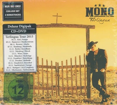 MONO INC. Terlingua (Exklusiv mit 2 Bonustracks) CD+DVD Digipack 2015 - Bild 1 von 2