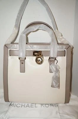 BOLSO/CARTERA MICHAEL KORS HAMILTON MARCO CUERO CRUDO/TAUPE 30F5GHKT3T Foto 1 de 4