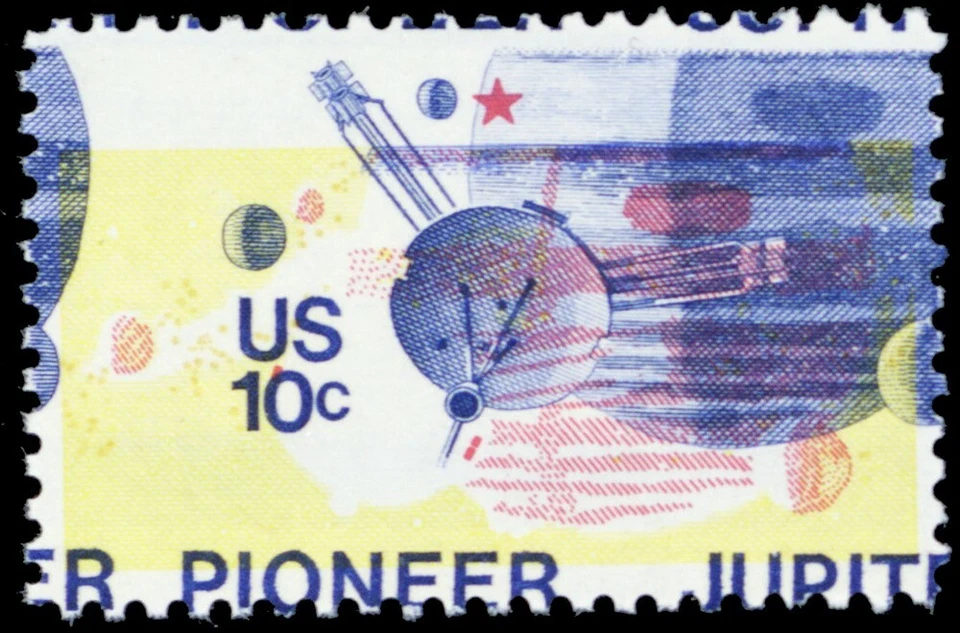 1556, Mint NH 10¢ HUGE Color Shift Space Stamp WoW - Stuart Katz - Image 1 of 1