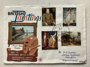 GB QEII 1968 British Paintings Wessex FDC Philatex 68 Woburn SHS Cat £35! - Picture 1 of 2
