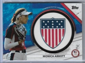 2020 TOPPS OLYMPICS SET MONICA ABBOTT / VASHTI CUNNINGHAM ERROR CARD /99 ~ L@@K! - Picture 1 of 2