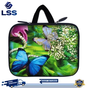 6" 7" 8" Tablet eBook Bag Case Sleeve Apple iPad Mini Galaxy Nexus Kindle Nature - Picture 1 of 3