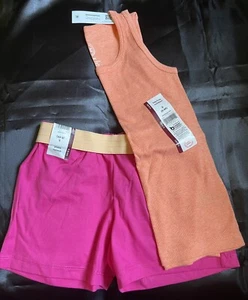 New-Girl’s Wonder Nation Short Set, Size S(6-6x) - Picture 1 of 1