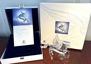 New in Box SWAROVSKI Collectors Society Fabulous Creatures PEGASUS 1998 w/COA - Picture 1 of 22