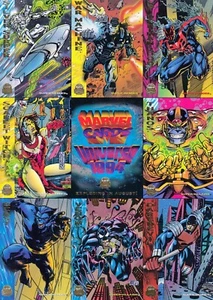 Marvel Cards Universe 1994 Fleer 9-Card Panel Promo Sheet - Bild 1 von 2