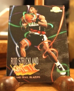 1995-96 Skybox Premium Kinetic Insert Card #K8 Rod Strickland Portland Blazers - Picture 1 of 2