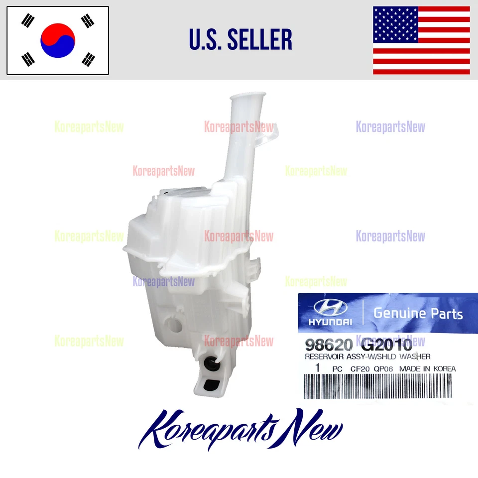 Wiper Washer-Windshield Fluid Reservoir Tank 98620G2010 HYUNDAI IONIQ 2017-2022 - Image 1 of 2