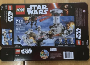 LEGO 75138 (Empty Box) Collectible Storage Art Display Star Wars Hoth Attack - Picture 1 of 2