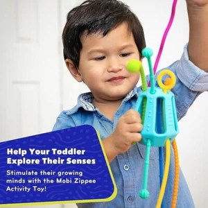NWT Mobi Games Zippee Sensory Exploration Activity Toy - Picture 1 of 6