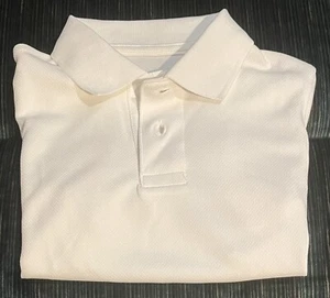 Cat &Jack Boys Size XS (5) School Uniforms Polo Shirt New W/ Tags White Dri-Fit - Picture 1 of 2