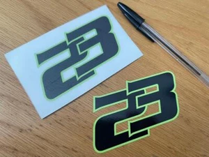 Ryuichi Kiyonari Race Number 23 (Small Pair) - UK SELLER - Picture 1 of 1