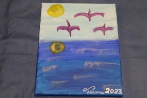 Cielo y Océano, Arte, Original, (8x10) 2023 - Imagen 1 de 1