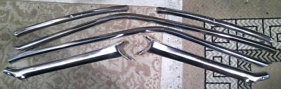 Buick Riviera 1966 parabrisas interior y adornos laterales lote 6 aluminio 66 67 Foto 1 de 4