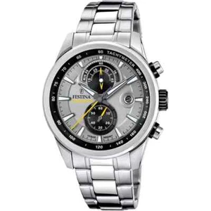 Orologio cronografo Uomo Ragazzo Festina CHRONO Timeless F20694/4 grigio/nero - Foto 1 di 3