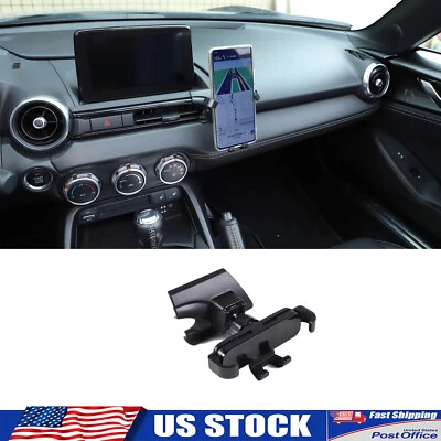 Soporte de montaje para teléfono móvil con ventilación de aire para tablero de instrumentos para Mazda Mx-5 Miata 2016-2024 Foto 1 de 4