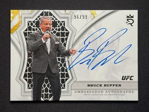 Bruce Buffer 💥 AMBASSADOR ON-CARD AUTOGRAPH /99! 2024 Topps Royalty UFC - Picture 1 of 5
