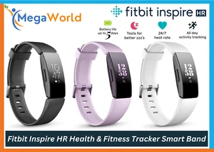 Fitbit Inspire HR Fitness Health Smart Band Heart Rate Monitor Activity Tracker - Picture 1 of 7