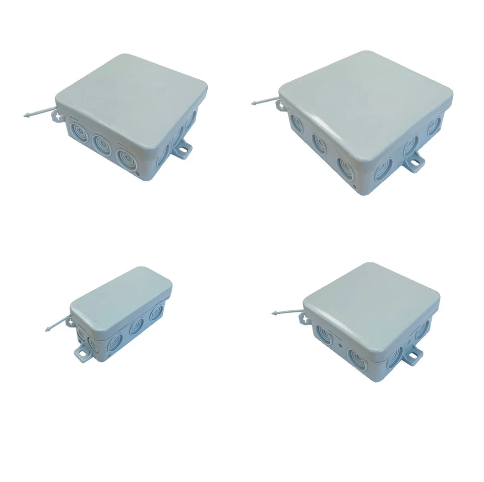 VDE Feuchtraum Abzweigkasten Kabeldose Verteilerkasten Abzweigdose IP54 grau - Bild 1 von 1