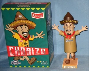 2014 Chorizo Racing Sausage Bobblehead- Milwaukee Brewers- With Box - Picture 1 of 4