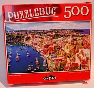 Puzzlebug Procida Island Italy 500 Piece Puzzle 18.25" x 11" New Sealed Box FS - Picture 1 of 1