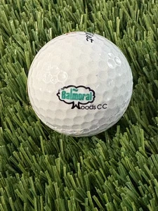 Balmoral Woods Country Club Logo Golf Ball- Crete Illinois IL - Picture 1 of 1