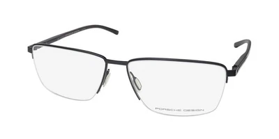NEW PORSCHE DESIGN P8399 EYEGLASS FRAME HALF-RIM MENS A 59-15-145 METAL & - Image 1 of 4