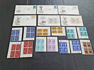 VEREINTE NATIONEN Briefumschläge 1. Tag und 30 Blöcke / 4 gute Quote postfrisch ** - Bild 1 von 3