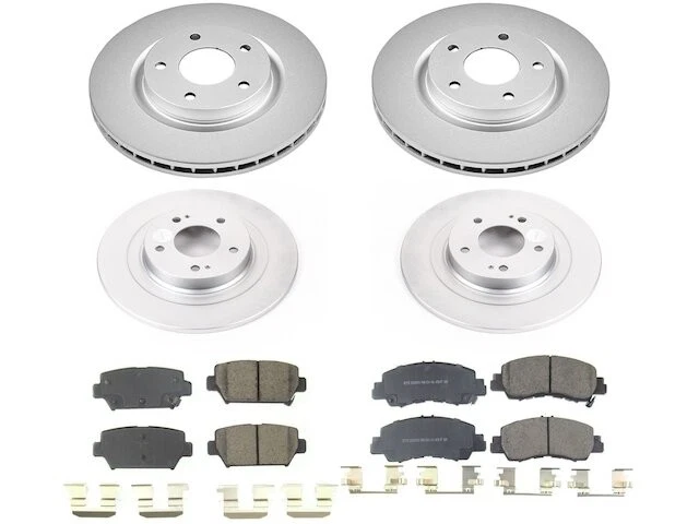 Kit de pastilha de freio dianteiro e traseiro 68NQ59X e rotor compatível com Mitsubishi Eclipse Cross - Imagem 1 de 1