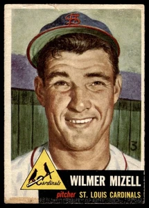 1953 Topps Wilmer Mizell St. Louis Cardinals #128 A1 - Picture 1 of 2