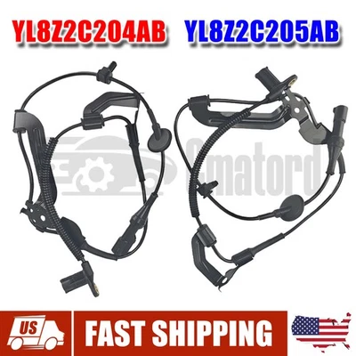 2PCS New FL+FR ABS Wheel Speed Sensors for 2001-2008 Ford Escape Mazda Tribute - Image 1 of 4