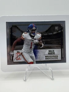 Malik Nabers 2024 Topps Signature Class Gridiron Ambassadors GA-6 - Picture 1 of 2