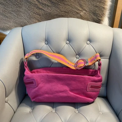 Bolso de mano The Sak rosa y naranja súper chic y elegante con linda hebilla  Foto 1 de 4