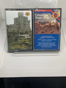 Kanadisches Messing Englische Renaissance & Gabrieli Monteverdi Kassette Lot - Bild 1 von 7