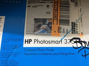 HP Photosmart 375 Photo Printer In Box With Manual And Adapter - Picture 1 of 8