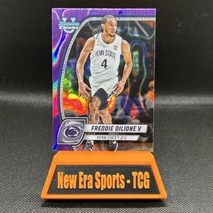 2024-25 Bowman U Chrome Freddie Dilione V #96 Purple Lava Refractor - Picture 1 of 2