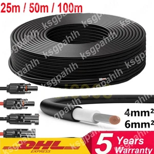 4/6mm² PV Kabel Solarstec Solarkabel Solarleitung Kupferkabel PV Kabel 25-100m - Bild 1 von 22