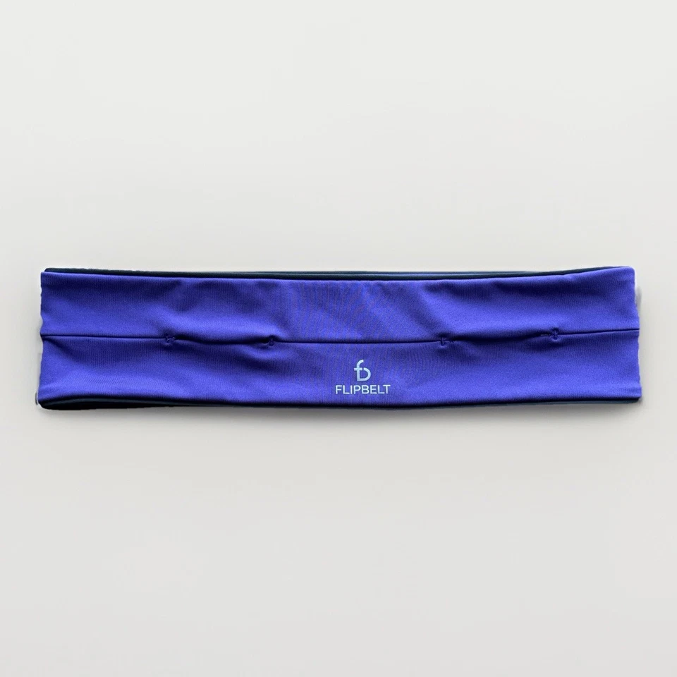 Cinturón FlipBelt Clásico Grande Bolsillo Cinturón para Correr Púrpura Correr Caminar Elástico Gimnasio Foto 1 de 4