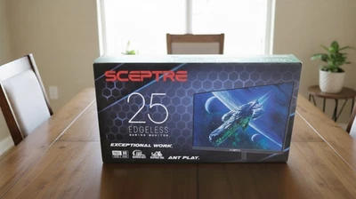 Sceptre - Edgeless 25inch FHD 1080p 165Hz 1ms w/ FreeSync Premium Gaming Monitor - Image 1 of 3
