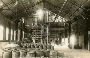 New $500,00 lime plant, West Rutland VT Vermont RPPC Photo Postcard COPY - Picture 1 of 2