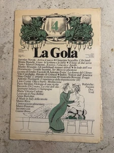 La Gola Rivista n.4 Febbraio 1983 – Detienne Slow Food Gastronomia Vintage - Foto 1 di 6