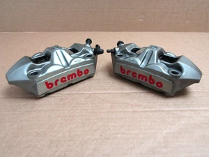Ducati Diavel 2013 23,476 miles front brake calipers pair Brembo (9904) - Picture 1 of 10
