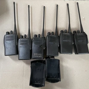 6 X Motorola GP328 plus UHF 4 Channel Two way radios - Picture 1 of 9