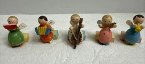 5 Vintage Italien Stil Engel Band Instrumente 2" - Bild 1 von 20