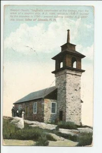 Gosport Church Star Island Isles of Shoals New Hampshire Postcard Antique NH - Picture 1 of 2