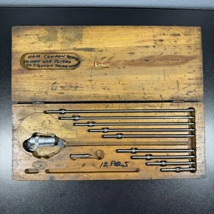 Starrett Tiefenmessschrauben Set Nr.124 Maschinist Mautset in Holzbox 2-12 12tlg - Bild 1 von 11