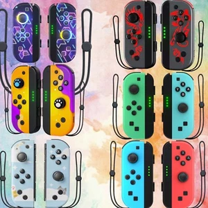 Wireless Controller For Nintendo Switch Joy-Con Left/Right Joystick LED Gamepad - Picture 1 of 17