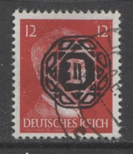 GERMANY 1945  POST WAR LOCALS , Löbau (Saxony)  12 Pf with overprint used, $ 59 - Picture 1 of 1